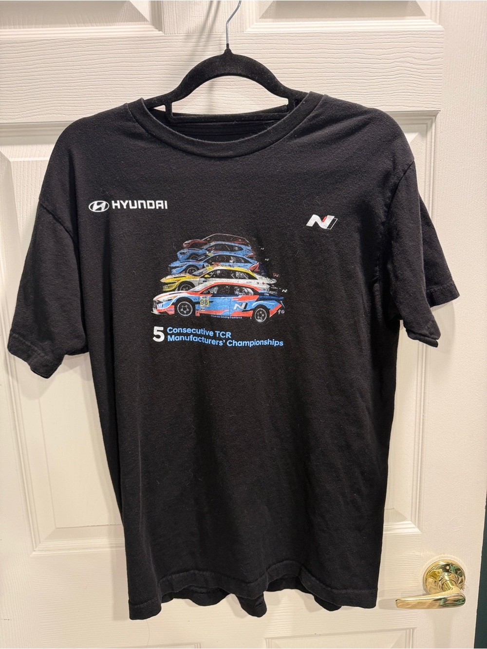 Hyundai Performance Racing Men’s Large Black TCR Championships Motorsport Shirt - Picture 2 of 5